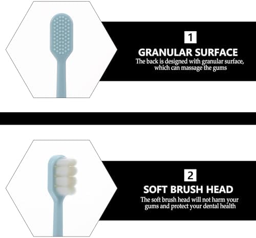 Soft Bristle Manual Toothbrush 4pcs for Adults, Pregnant Women, Ultra-fine Bristles Oral Care Tool, Multi-Color Pack for Sensitive Gums and Daily Teeth Cleaning