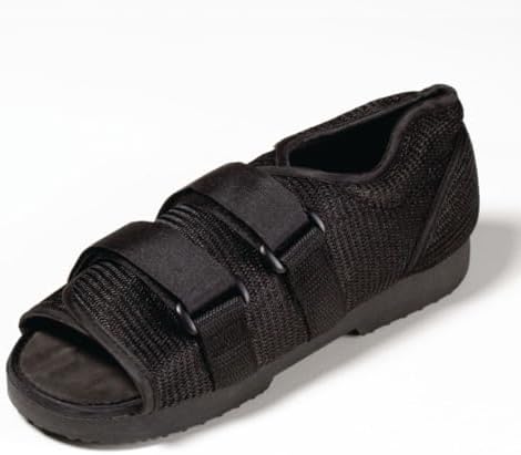 Rolyan Post-op Shoe, Comfortably Conforms to User's Foot, Enhances User Comfort, D-Ring Straps Assist with Adjustments, Large, Women