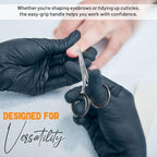 The Cut Factory® Precision Facial Hair Scissor – Premium Stainless Steel Grooming Tool for Eyebrows, Mustache & Beard – One Tool, All Power – No Fillers, Just Luxury