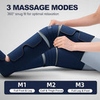 AICUTTI Air Compression Leg Massager with Heat for Foot, Calf, Knee & Thigh - Gifts for Christmas, Mother's Day, Father's Day - Leg Massage Boots for Women & Men - Relieves Muscle Tension and Pain