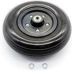 8" x 2" (200x50) Heavy Duty Wheel,8 inch Caster for Bariatric Wheelchairs,Transport Chair. 5/16" (8 mm) Bearing, 2-3/8" (60 mm),Heavy Duty Wheelchair Replacement parts,STDS1075 (1Ea,Black)