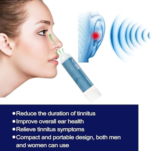 Techsilen for Tinnitus, Techsilen Tinnitus Inhaler, Tinnitus Inhaler, Tinnitus Relief for Ringing Ears, Echoease Tinnitus Inhaler (3 pcs)