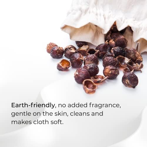 Soap Nuts Organic Berries for Laundry 330 Loads 2.2 Lbs Bulk Bag of Soap Nuts Unscented Soapberries are Nature's Alternative Detergent with Burlap Backpack - Eco-Friendly Soapnuts Help Clean Living