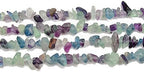 3-5mm Natural Mutilcolor Fluorite Gemstone Chips Loose Beads Semi Precious for Jewelry Making DIY Handmade Craft Supplies 1 Strand per Bag Approxi 32"