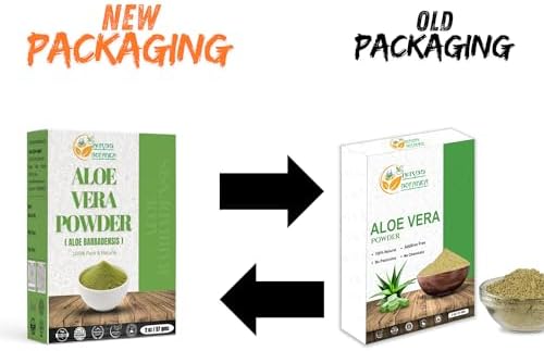 Herbs Botanica Aloe Vera Powder 100% Pure & Natural Aloe Powder for Hair, Skin, & DIY Beauty – Food-Grade Aloe Vera for Hair Growth & Natural Skincare – 2 oz Resealable Pack