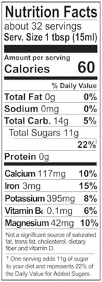 Wholesome Organic Blackstrap Molasses, 16 oz, 1-Pack