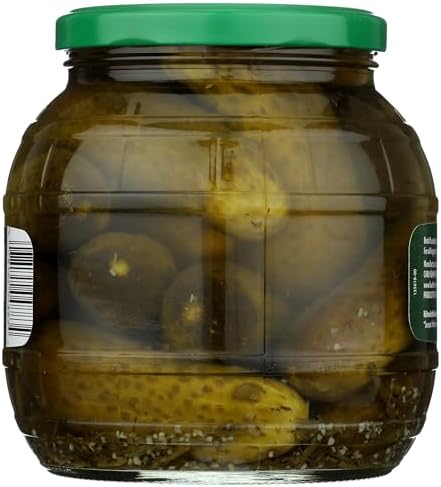 Kuhne Barrel Pickles, Garlic, 35.9 Oz