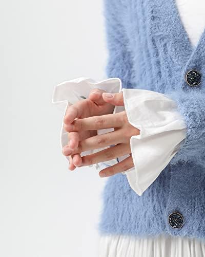 Elegtiskas Lace Cuffs for Women Wrist Detachable Sleeves Wrist Cuffs Bracelets for Women Girl