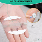 Transparent Waterproof CGM Sensor Patches for Freestyle Libre 1, 2, 3 - No Glue in Center - 24 Freestyle Libre Adhesive Patches with 24 Skin Prep Wipes - Hypoallergenic Glucose Monitor Patch Set