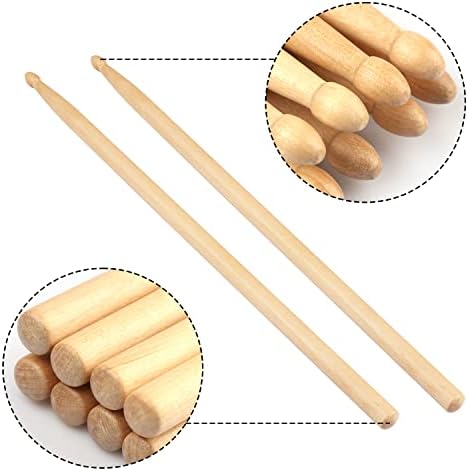 Drum Sticks, 36 Pairs 5A Drumsticks,16 Inch, Classic Wood Tip Drumstick Bulk, Pitch Matched Drumsticks Maple Wood Drum Sticks, by GNIEMCKIN.