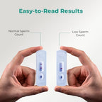 Fertility Test Kit for Men – Sperm Count Home Test Kit for Male Fertility – at-Home Semen Analysis Shows Normal or Low Sperm Count – Fast, Private, Easy to Use