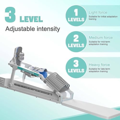Continuous Motion Machine Knee, 0-140° Electric Knee Exercise Massager, Continuous Passive Movement Machine, Rehabilitation Equipment for Knee, Ankle, Hip Joint and Legs, Exercise Physiotherapy