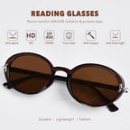 Reading Sunglasses for Women Classic Full Lens Sun Readers UV400 Outdoor Sunglasses