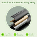 Aluminum Alloy Walking Cane, with LED Light, Height Adjustment and Foldable, Ergonomic Contoured Grip, All-Terrain Walking Stick for Men/Women(PP802-5-Y,)