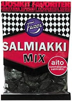 10 Bags x 180g of Fazer Salmiakki Mix - Original - Finnish - Salty Liquorice - Licorice - Salmiak - Wine Gums - Candies - Sweets