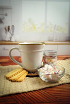 Bear Necessities Gourmet Sugar Cubes – Birthday Cake Flavor Infused Sugar Cubes Handcrafted w/Pure Cane Sugar – Perfect for Tea, Coffee, Desserts, & Parties - 70g Jar - About 35 Cubes