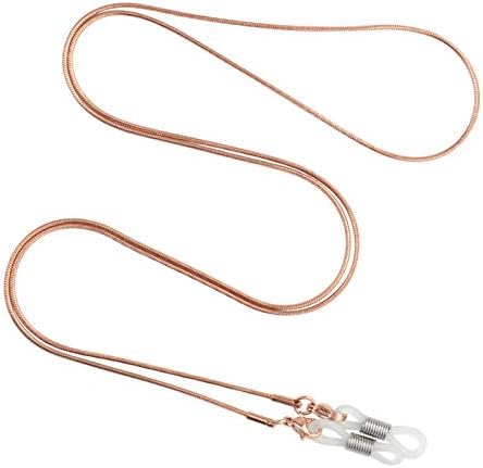 Jmkcoz Stainless Steel Eyeglass Holder Chain 80cm Eyeglass Necklace Chain