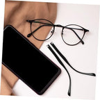 IMIKEYA 1 Pair Brown Plastic Eyeglass Temple Replacement Arms - Spring Glasses Temples for Easy Repair of Sunglasses and Eyeglasses - Universal Fit for DIY Glasses Repairs