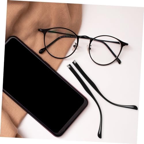 IMIKEYA 1 Pair Brown Plastic Eyeglass Temple Replacement Arms - Spring Glasses Temples for Easy Repair of Sunglasses and Eyeglasses - Universal Fit for DIY Glasses Repairs