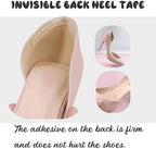 6 Sheets 24 Pcs Silicone Gel Heel Grips Heel Liners Heel Pads Cushion Inserts Shoe Back Heel Tape Adhesive High Heel Shoes Stickers Gel Strap Strips