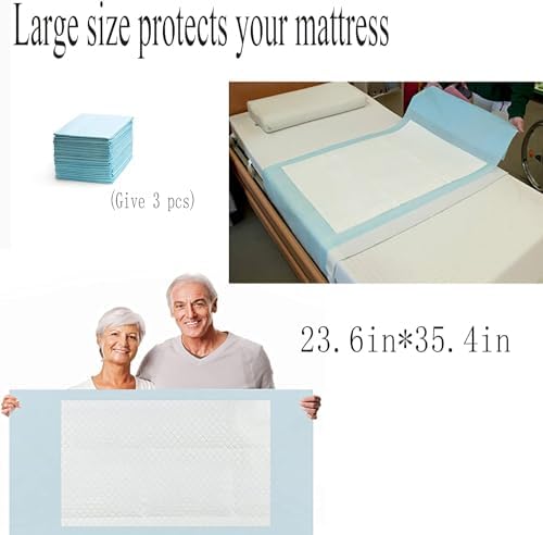 Bedpan Set Stainless Steel Bed Pans for Elderly Females Men Disabled Bed Pan with 3 Absorbent Pads Spill Proof Bedpans for Women Large Heavy Duty Bedpan with Lid