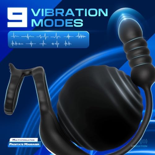 5.9 Inches 10 Modes Prostrate Device and one-Touch Recovery Portable Soft Silicone Easy to wear Silent and Waterproof Beautifully Packaged Man Ladies Gift Pleasure h72g2