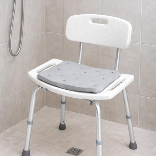 DMI Bath Seat Foam Cushion for Transfer Benches, Shower Chairs, Bath Chairs, Stadium Seats, Bathtub Cushion or Kneeling Mat, FSA HSA Eligible, Kneeling Pad, Waterproof Foam and Slip-Resistant