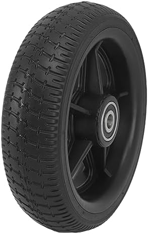 6.5 Inch Electric Scooter, Solid Tire Rubber Anti Slip Explosion Proof Electric Scooter Wheel with Hub for Replacement