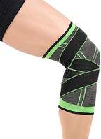 Knee Brace Support for Men Women Knee Compression Sleeve Non-Slip for Running, Hiking, Soccer, Basketball for Meniscus Tear Arthritis ACL Single Wrap (L(15.7''-17.7''),Single Green)