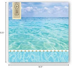 Michel Design Works Soft Triple-ply Paper Luncheon Napkins, Beach Themed, Perfect for Everday Use and Display, 20 Count