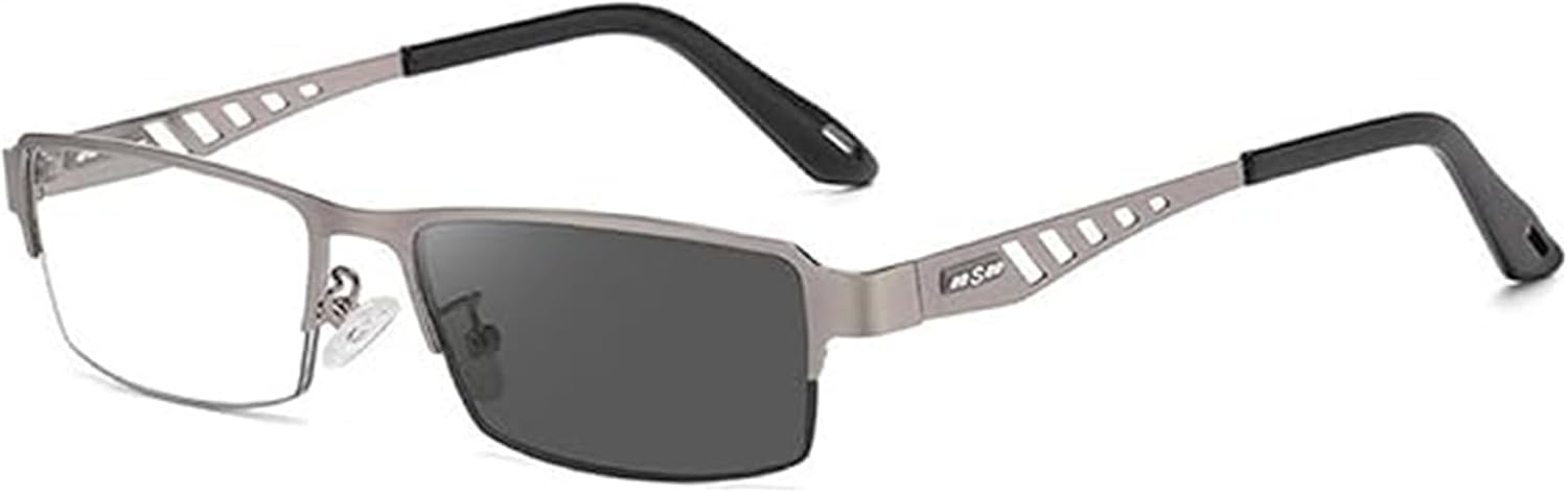 Ultra-Light Multi-Focal Photochromic Reading Glasses, Anti-Blue Light Glasses Lightweight, For Work Reading