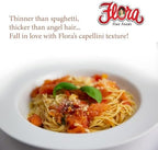 CAPELLINI #9 Pasta by Flora Foods - (5 Packs of 1 LB) - Imported from Italy - 100% Durum - Premium Quality