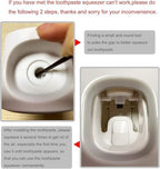 MOPMS Toothpaste Dispenser Wall Mounted for Bathroom Automatic Toothpaste Squeezer for Kids and Adult (Grey-1Pcs)