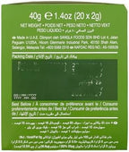 Ahmad Tea Herbal Tea, Sweet Mint, Fennel & Biotin 'Digest' Natural Benefits Teabags, 20 ct (Pack of 6) - Decaffeinated & Sugar-Free