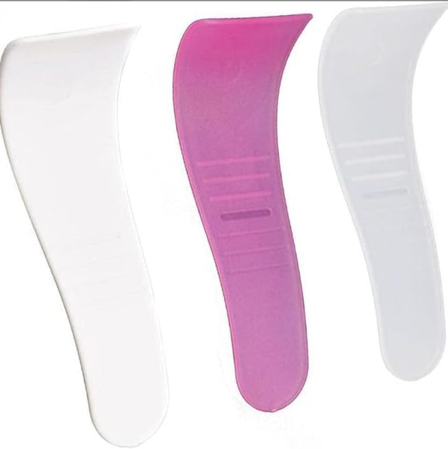 3Pcs Hair Wax Cleansing Spatulas, Sticks Mask Scraper,Non-Stick Wax Spatulas Hair Removal Waxing, Waxing Applicator, Depilatory Creams Removal Beauty Tools Shave and Hair Removal