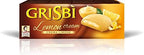 Vicenzi: "Grisbi Lemon Cream" Italian Shortcrust Biscuits filled with Lemon Cream * 5.3 Ounces (150g) Package (Pack of 4) * [ Italian Import ]