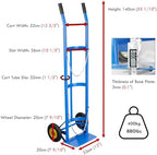 AMUFJJ Oxygen Tank Carrier with Wheels, Commercial Gas Cylinder Hand Cart & 40L Propane Tanks Dolly, Gas Cylinder Rack for Hospitals/Clinics/Factory