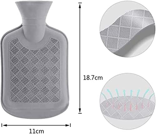 Hot Pack 350ML Small Hot Water Bottle, Cute Cat Hot Water Bag with Washable Plush Cover, Winter Portable Reusable Hot Pack Portable