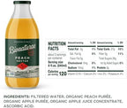 Bionaturae Organic Peach Nectar - Peach Juice, Peach Nectar Juice, Non-GMO, USDA Certified, No Sugar Added, No Preservatives, Organic Peach Nectar, Made In Italy - 25.4 Oz