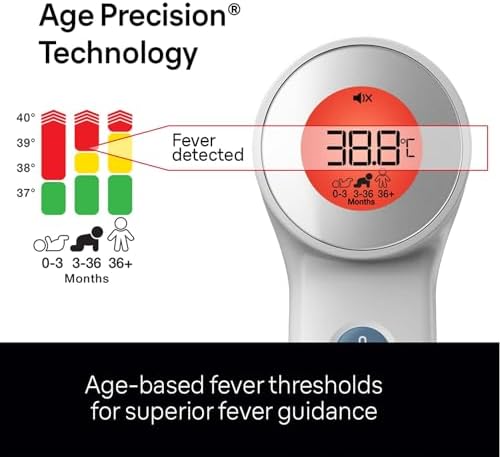 Braun BNT400EE No Touch + Touch Thermometer with Age Accuracy