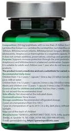 Genesis LABORATORIES Bio Probiotic Supplement 30 Capsules with Bifidobacterium and Lactobacillus spp. 250 mg MegaMix Immune Support Acidophilus Probiotics for Digestive Health Gut Restore Probiotic