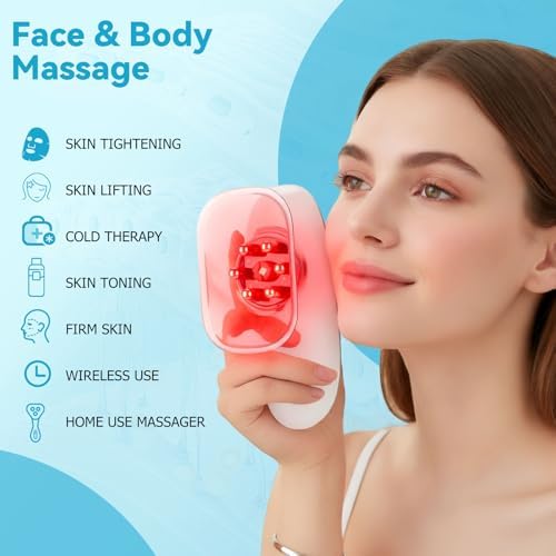 hotqueen 3-in-1 Adjustable Body Sculpting Machine,Body Smart Scraping,Best Cellulite Removal Machine,Body Sculptor for Face,Back,Belly,Waist,Arms,Legs,Relieves Muscle Tension and Tightens Skin