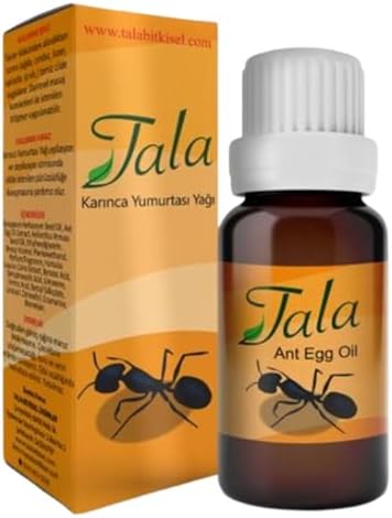Tala Natural Hair Reducing Oil, Ant Egg Oil, FOR EXTERNAL USE, 20ml-Pack of 3