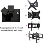 Outdoor TV Cover 55" - 58" - with Bottom Cover - 600D Waterproof TV Covers and Weatherproof Dust-Proof Material,Protect Your LED, LCD, Plasma TV Screens