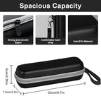 Toothbrush Travel Case for Oral-B/Oral-B Pro 1000 1500 5000 7000 7500 6000 9600/ Phlips Sonicare 4100 5100 1100 6100 5300 Electric Toothbrush, Portable Hard Protective Storage Bag (Black)