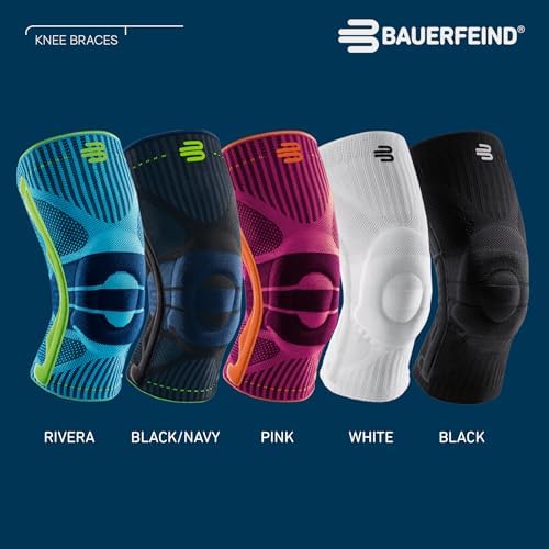 Bauerfeind Sports Knee Support - Knee Brace for Pain Relief and Stabilization - Patellar Knee Pad for Enhanced Support - Targeted Compression - Lightweight & Durable