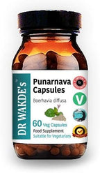 DR WAKDE'S Punarnava Capsules (Boerhavia diffusa, 60 Veg Caps, Plant-Based Supplement, Ayurvedic Herb, All Natural, Vegan)