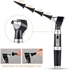 Jiusion 3X Otoscope with LED, Portable Handheld Ear Check Magnifier with 8 caps and 1 Storage case for Doctor Nurse Adult Kid Dog Cat Pet