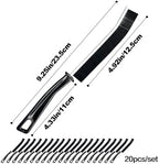 20 Pcs Crevice Cleaning Brush, Bathroom Gap Brush, Grout Cleaner Brush Hard Bristle Crevice Cleaning Brush,Clean The Dead Corners of Bathroom Kitchen Tiles
