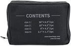 Lightning X Folded Universal Foam & Aluminum Medical Tactical Roll Splint Kit PRO for First Aid EMT Trauma Kits - 6 Splints, 36", 18", 9" & Finger + Bag
